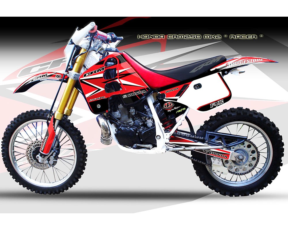 Honda CRM250 Mk2 "RACER" Full Graphics Kit
